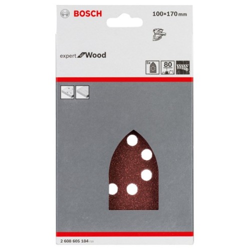 Estuche de 5 hojas de lija C430
