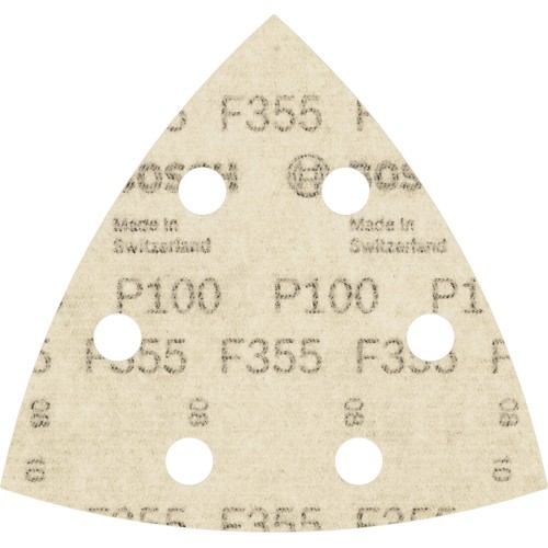 Hoja de lija PRO F355, 93 mm, G100, 5 unidades