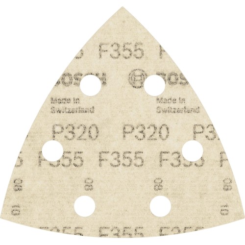 Hoja de lija PRO F355, 93 mm, G320, 5 unidades