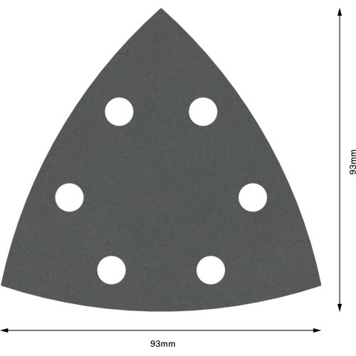 Hoja de lija PRO F355, 93 mm, G400, 5 unidades