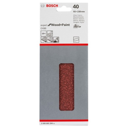 Hoja de lija C430, paquete de 10 uds.