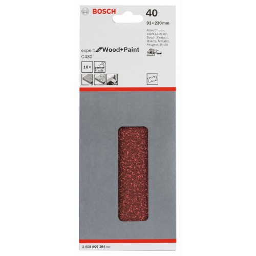 Hoja de lija C430, paquete de 10 uds.