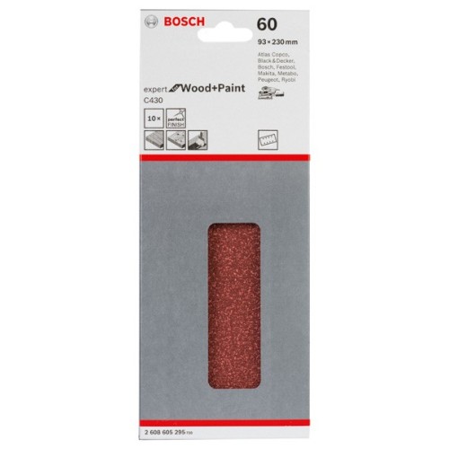 Hoja de lija C430, paquete de 10 uds.