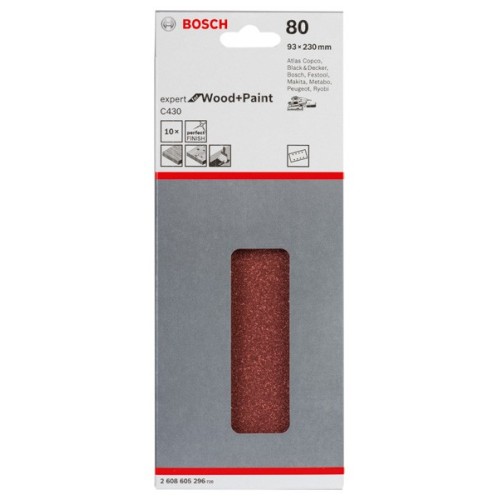 Hoja de lija C430, paquete de 10 uds.