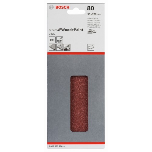 Hoja de lija C430, paquete de 10 uds.