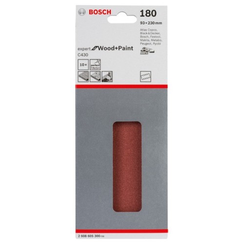 Hoja de lija C430, paquete de 10 uds.