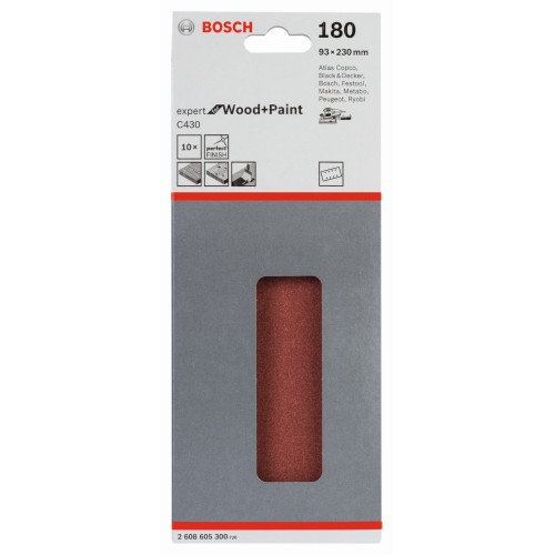 Hoja de lija C430, paquete de 10 uds.