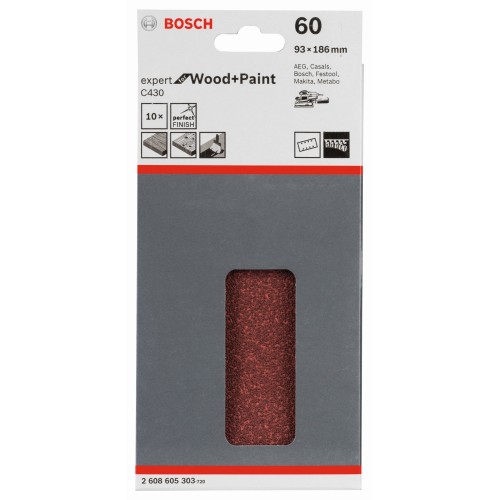 Hoja de lija C430, paquete de 10 uds.