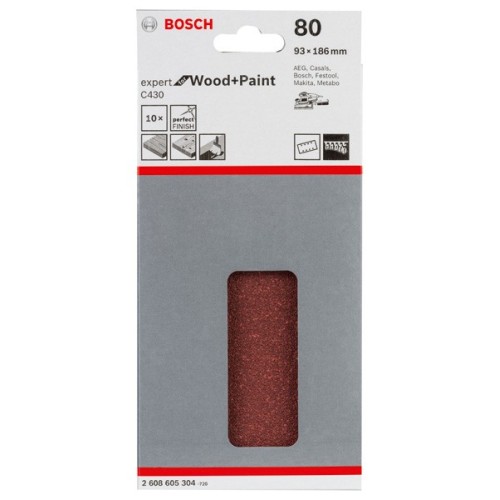 Hoja de lija C430, paquete de 10 uds.