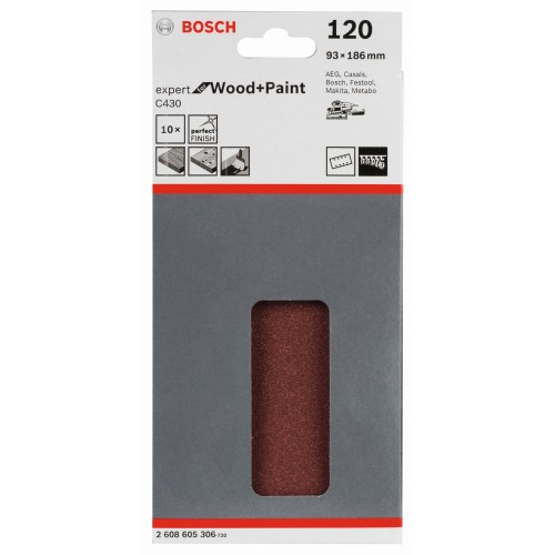 Hoja de lija C430, paquete de 10 uds.