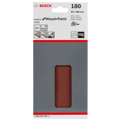 Hoja de lija C430, paquete de 10 uds.