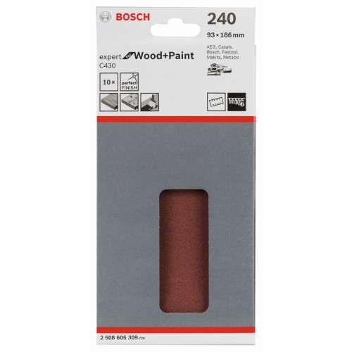 Hoja de lija C430, paquete de 10 uds.