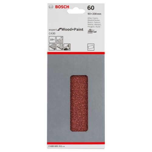 Hoja de lija C430, paquete de 10 uds.