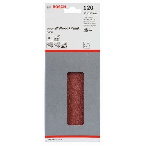 Hoja de lija C430, paquete de 10 uds.