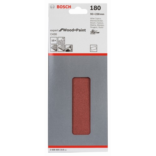 Hoja de lija C430, paquete de 10 uds.