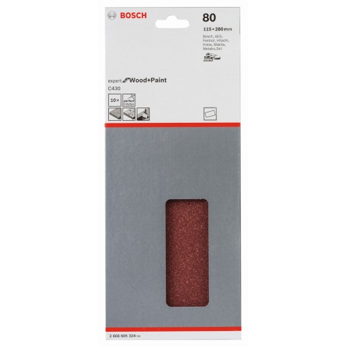 Hoja de lija C430, paquete de 10 uds.