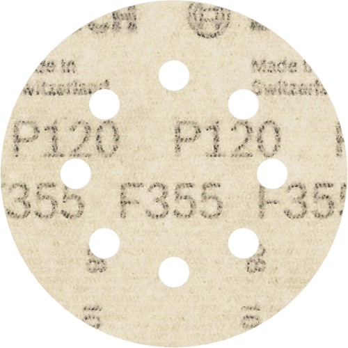 Disco de lija PRO F355, 115 mm, G120, 5 unidades