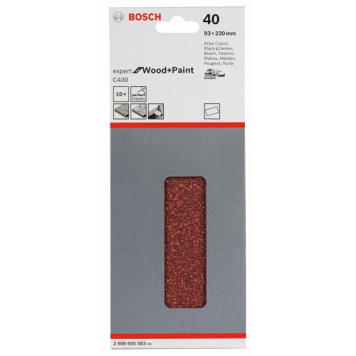 Hoja de lija C430, paquete de 10 uds.