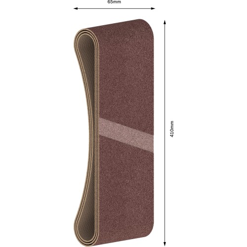 Banda de lija PRO X440, 65 x 410 mm, G60, 3 unidades