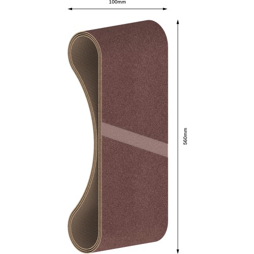 Banda de lija PRO X440, 100 x 560 mm, G40, 3 unidades