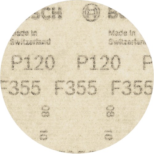 Disco de lija PRO F355, 125 mm, G120, 10 unidades