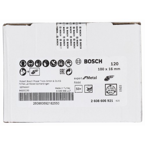 Disco lijador de fibra R444, Expert for Metal