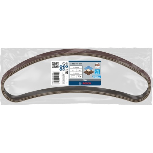 Banda de lija PRO X440, 75 x 533 mm, G180, 10 unidades