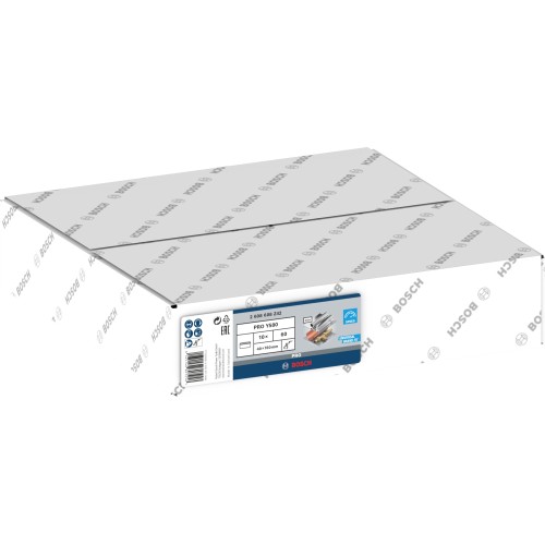 Banda de lija PRO Y580, 40 x 760 mm, G60, 10 unidades