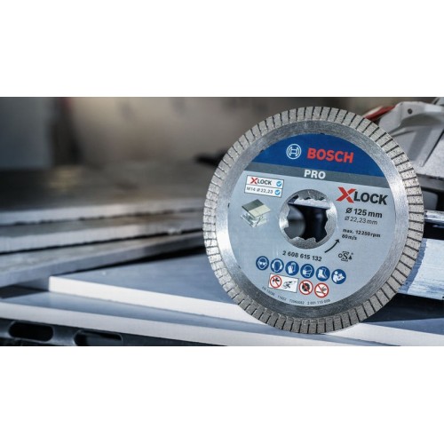 Disco de diamante PRO Ceramic X-Lock, 115 x 22,23 mm, 22,23 mm