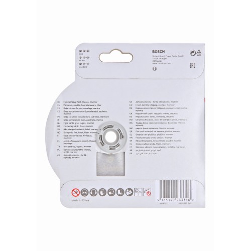 Disco de corte de diamante X-LOCK Standard for Ceramic 110x22,23x1,6x7,5