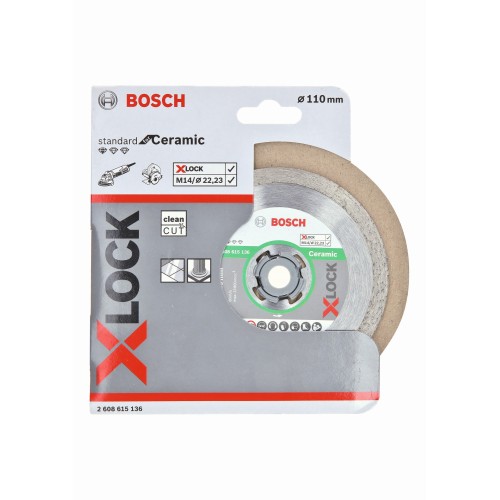 Disco de corte de diamante X-LOCK Standard for Ceramic 110x22,23x1,6x7,5