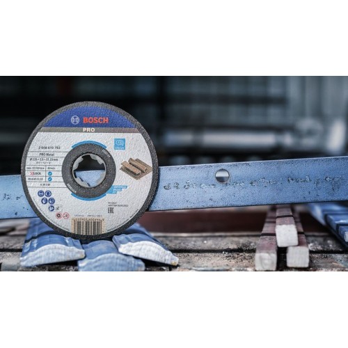 Disco de corte abrasivo PRO Metal, 115 x 2,5 x 22,23 mm, X-Lock, cóncavo