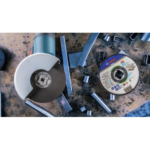 Disco de corte abrasivo PRO Stainless Steel and Metal, 115 x 1 x 22,23 mm, X-Lock, recto
