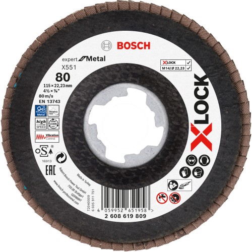 Disco de láminas X-LOCK X551, Expert for Metal