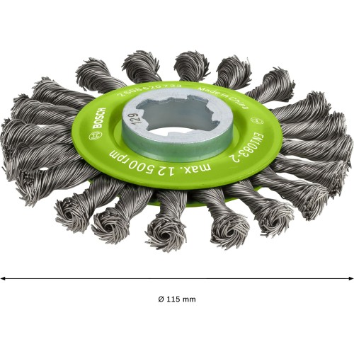 Disco de alambre PRO Stainless Steel heavy X-Lock, 115 x 0,5 mm