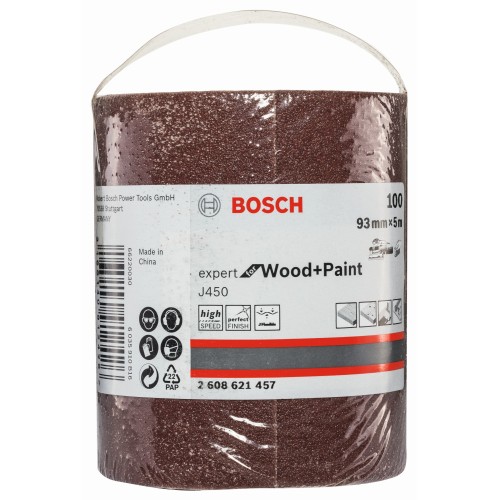 J450 Expert for Wood and Paint, 93 mm X 5 m, G100
