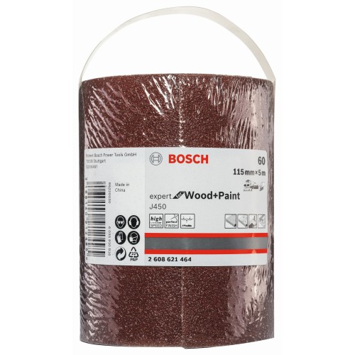 J450 Expert for Wood and Paint, 115 mm X 5 m, G60