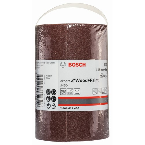 J450 Expert for Wood and Paint, 115 mm X 5 m, G100