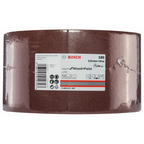 J450 Expert for Wood and Paint, 115 mm X 50 m, G180
