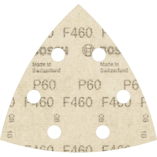 Hoja de lija PRO F460, 93 x 93 mm, G60, 5 unidades