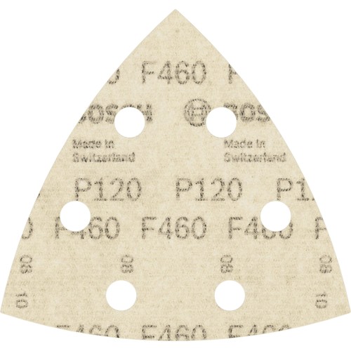 Hoja de lija PRO F460, 93 x 93 mm, G120, 5 unidades