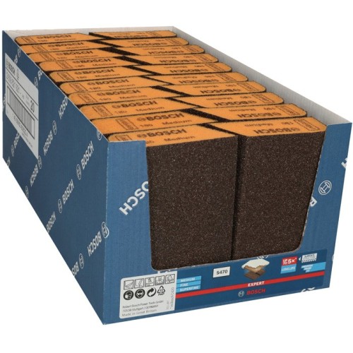 Taco de lija de espuma EXPERT Combi S470 de 69 x 97 x 26 mm, medio