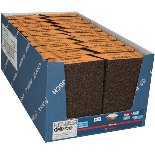 Taco de lija de espuma EXPERT Combi S470 de 69 x 97 x 26 mm, medio