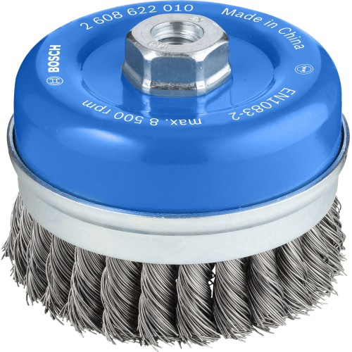 Cepillo de vaso PRO Metal heavy, 100 x 0,5 mm, rosca