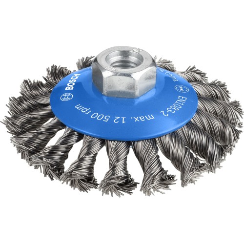 Cepillo cónico PRO Metal heavy, 100 x 0,5 mm, rosca
