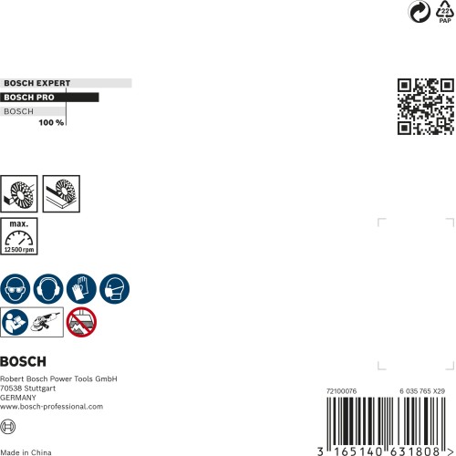 Disco de alambre PRO Metal clean, 115 x 0,3 mm, rosca