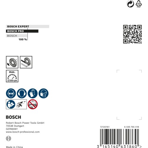 Disco de alambre PRO Stainless Steel heavy, 115 x 0,5 mm, rosca