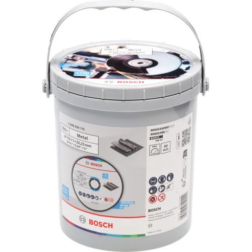 Disco de corte recto Standard for Metal, 115 x 1 x 22,23 mm, 100 unidades