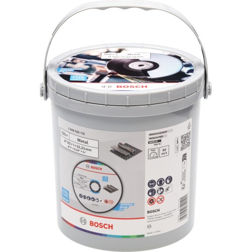Disco de corte recto Standard for Metal, 125 x 1 x 22,23 mm, 100 unidades