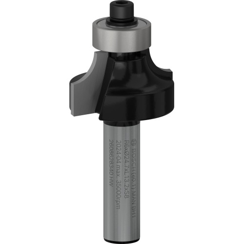 Broca fresadora para redondeo PRO, R 6, vástago de 8 mm